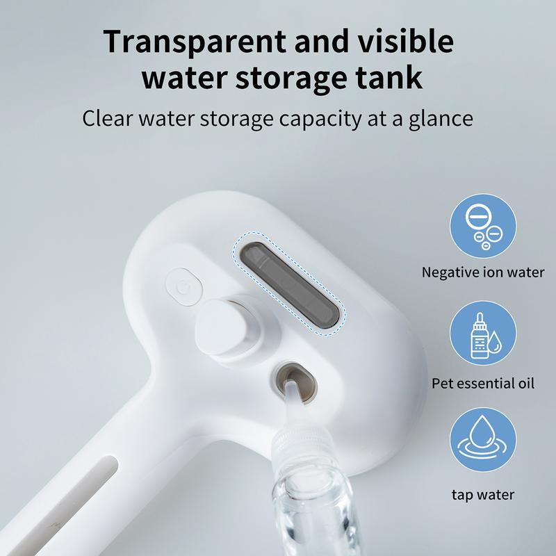 Pet Spray Hair Removal Comb, One Button Hair Removal Comb, Spray Odor Removal, Cat Brush, Dog Beauty Brush